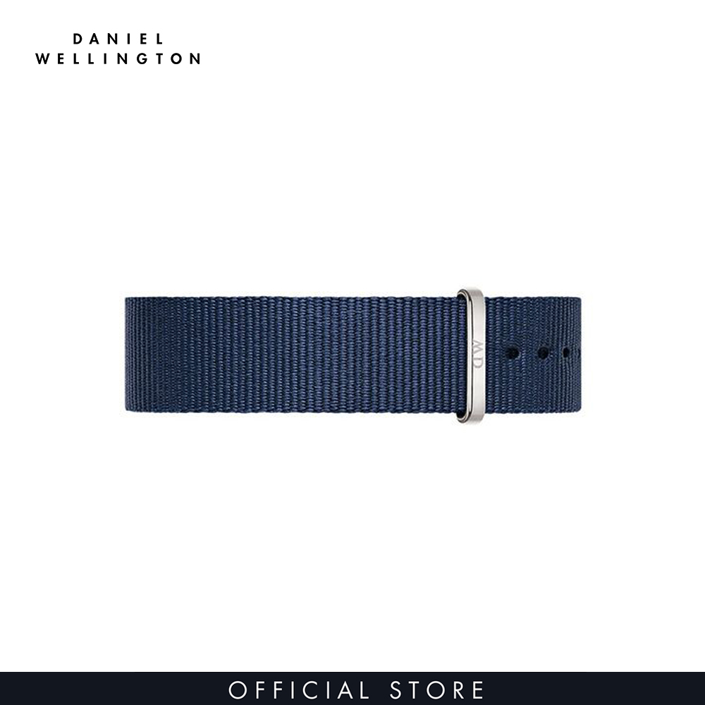 Dây Vải Nato đồng hồ Daniel Wellington 18mm khóa Bạc - Cho đồng hồ Classic 18 Bayswater S - DW00200214