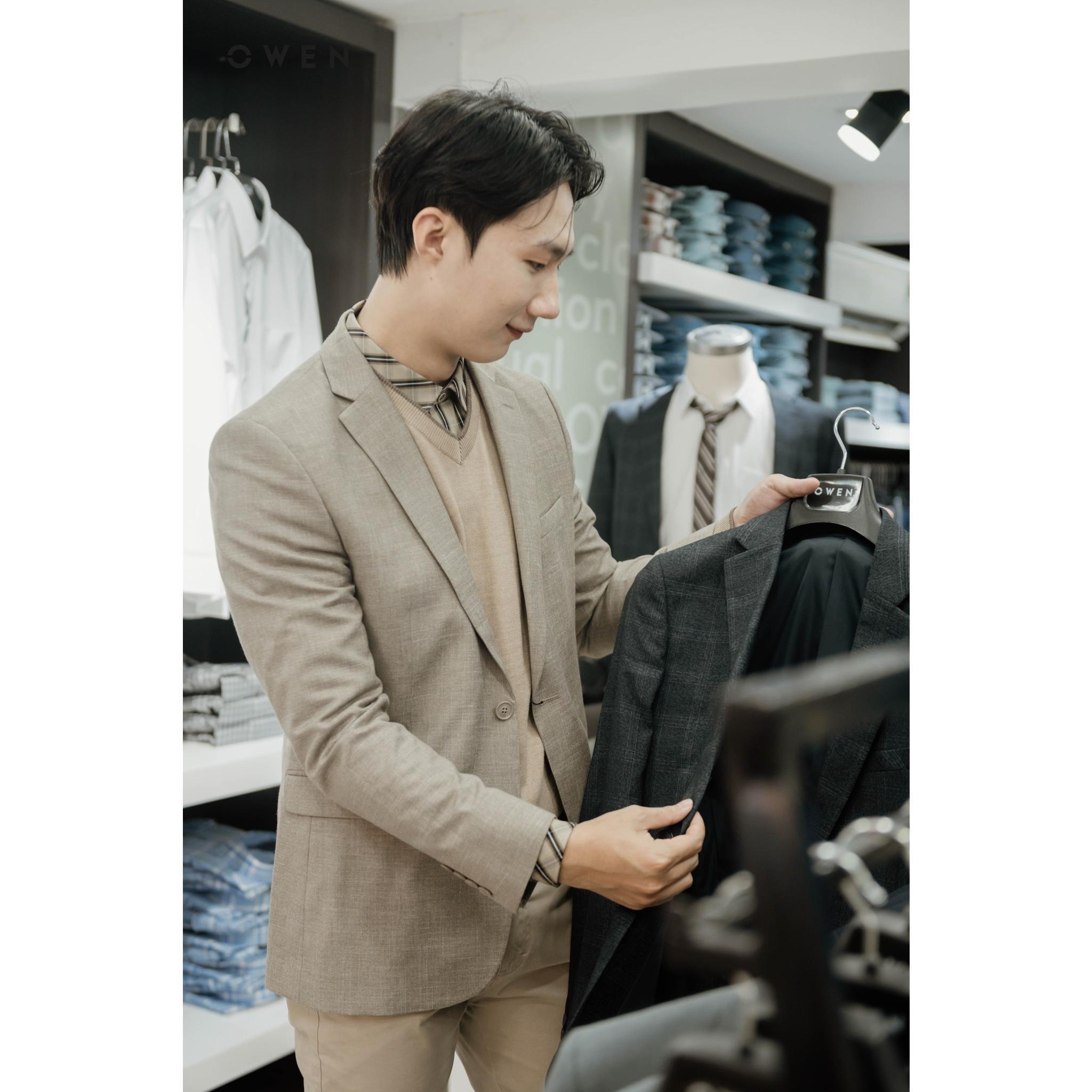 Áo Blazer OWEN nam công sở hiện đại trẻ trung dáng REGULAR mã BL231931