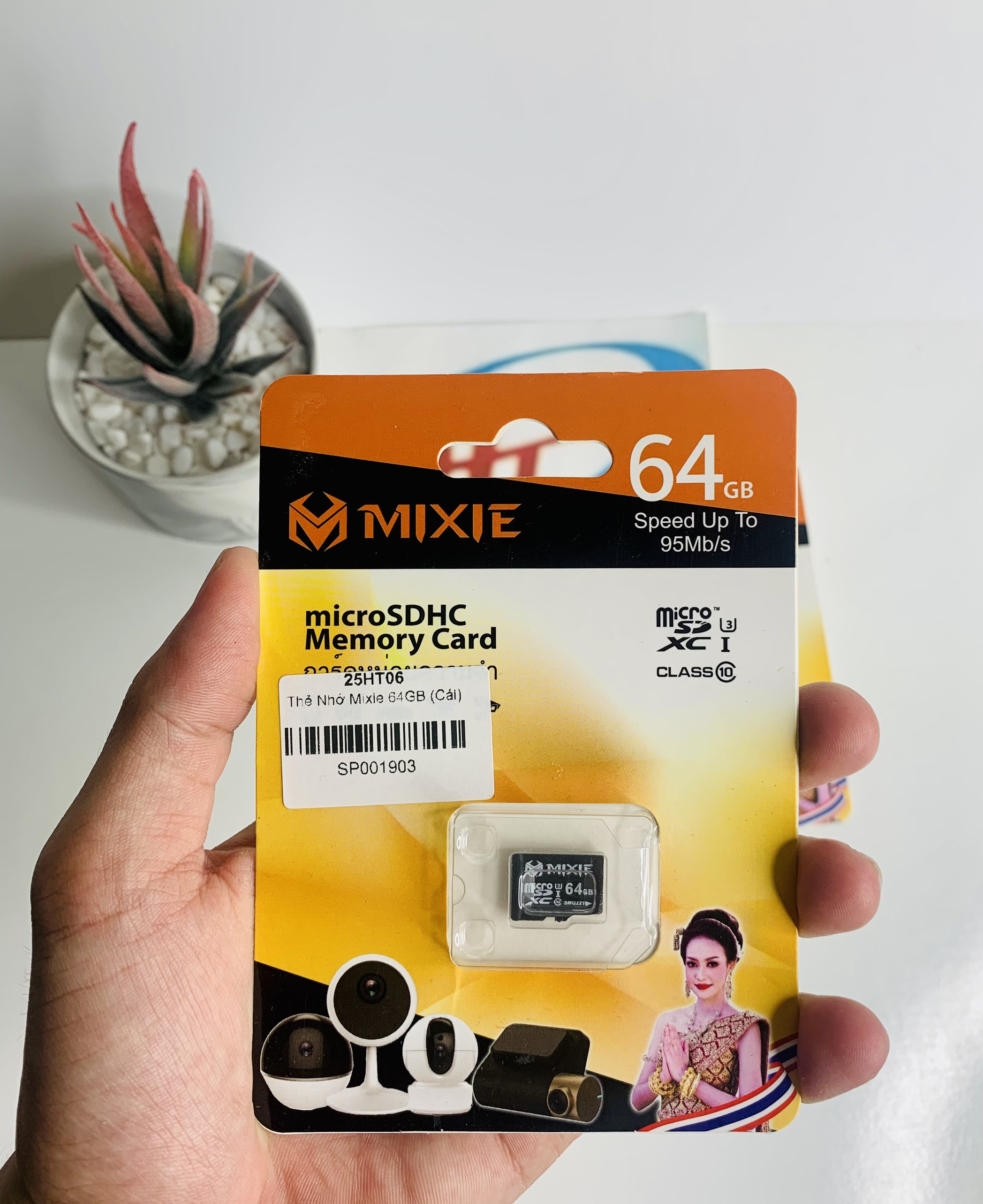 Thẻ nhớ 64gb MIXIE MicroSD Class10 U3. Hàng Chính Hãng.