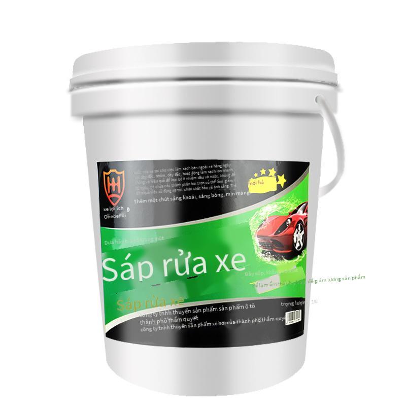 Phong cách rửa xe mới nhất nước rửa xe sáp 18L xe bọt cao kính trung tính bảo vệ môi trường nước rửa xe sản phẩm làm sạch và làm đẹp để mở cửa hàng