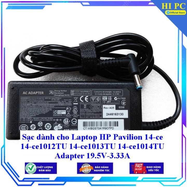 Sạc dùng cho Laptop HP Pavilion 14-ce 14-ce1012TU 14-ce1013TU 14-ce1014TU Adapter 19.5V-3.33A - Hàng Nhập Khẩu New Seal