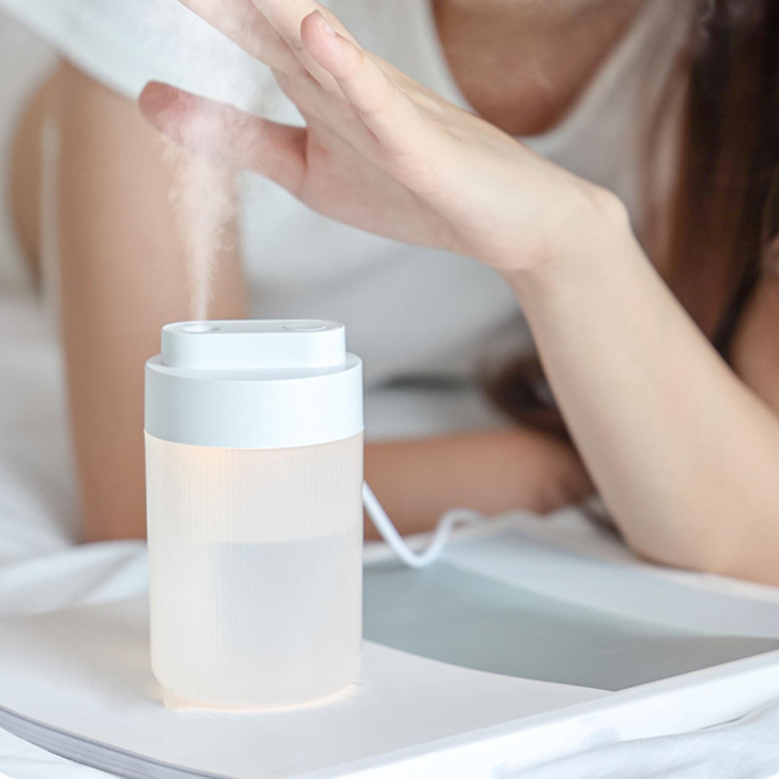 Portable Air Humidifier Night Light USB Household Diffuser for Bedroom