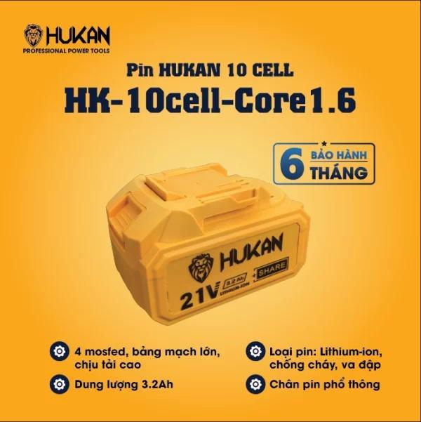 PIN 10CELLS 3.2AH HK-10CELL-CORE1.6 HUKAN - HÀNG CHÍNH HÃNG