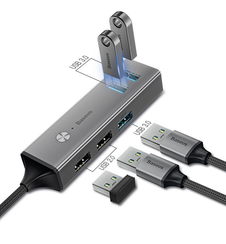 Hub chuyển đổi Type-C sang USB 3.0 Baseus - chính hãng