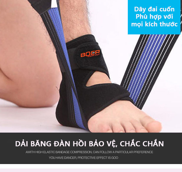 Bảo vệ mắt cá chân cao cấp Boer 4546