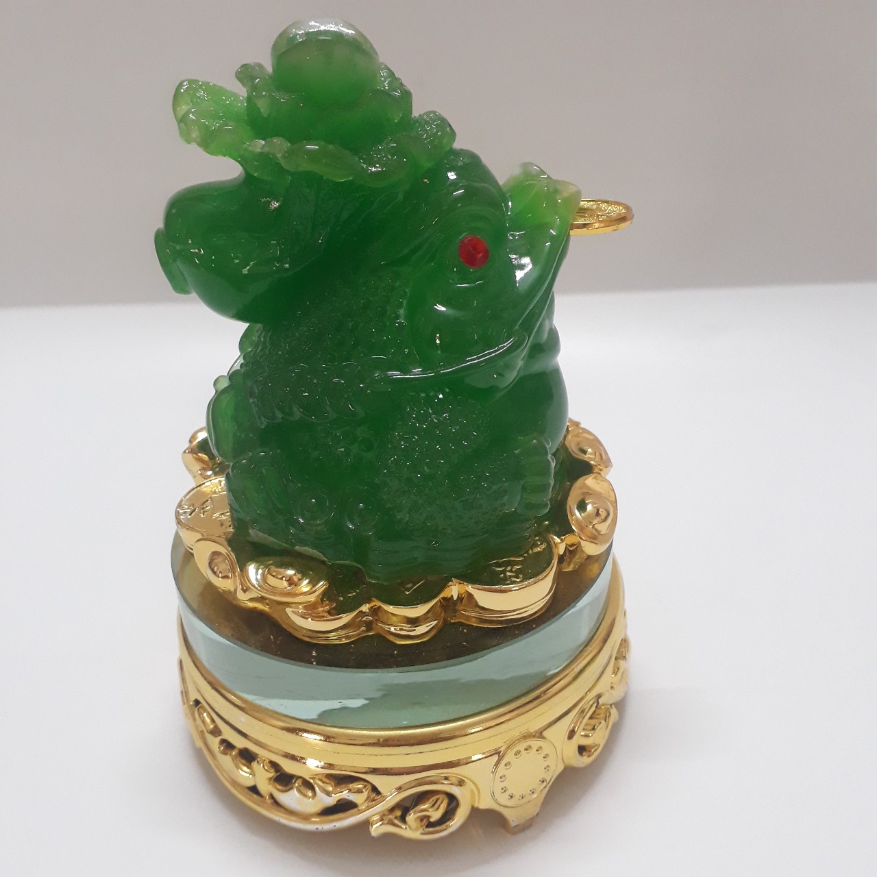 Cóc ba chân - cóc cõng bắp cải cao 15cm