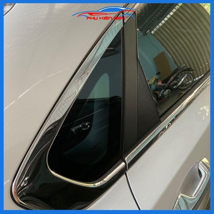 Bộ nẹp viền chân kính cong kính Kia K3 2021-2022-2023-2024 Inox sáng bóng chuẩn form xe