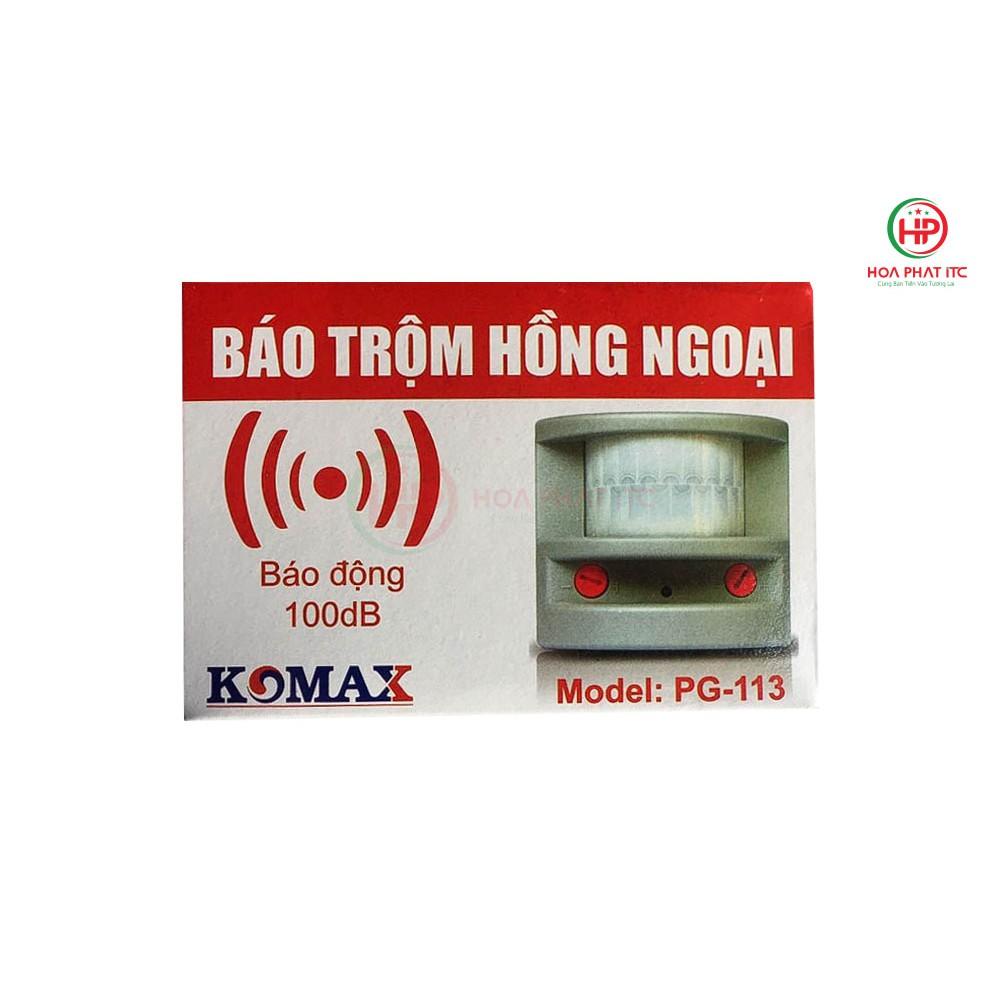 Báo động hồng ngoại, Báo trộm hồng ngoại Komax PG-113 - Hàng chính hãng