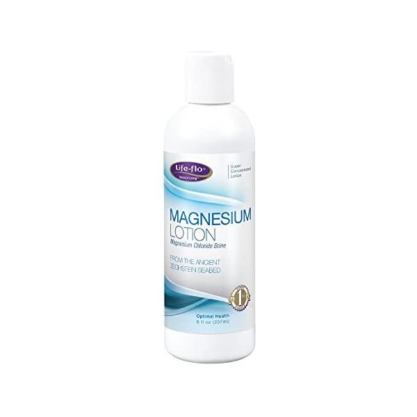 Life-Flo Magnesium Lotion | Magnesium Chloride Supplement Sourced from Zechstein Seabed | for Muscle Massage and Relaxation | 8 fl oz | 3 pk