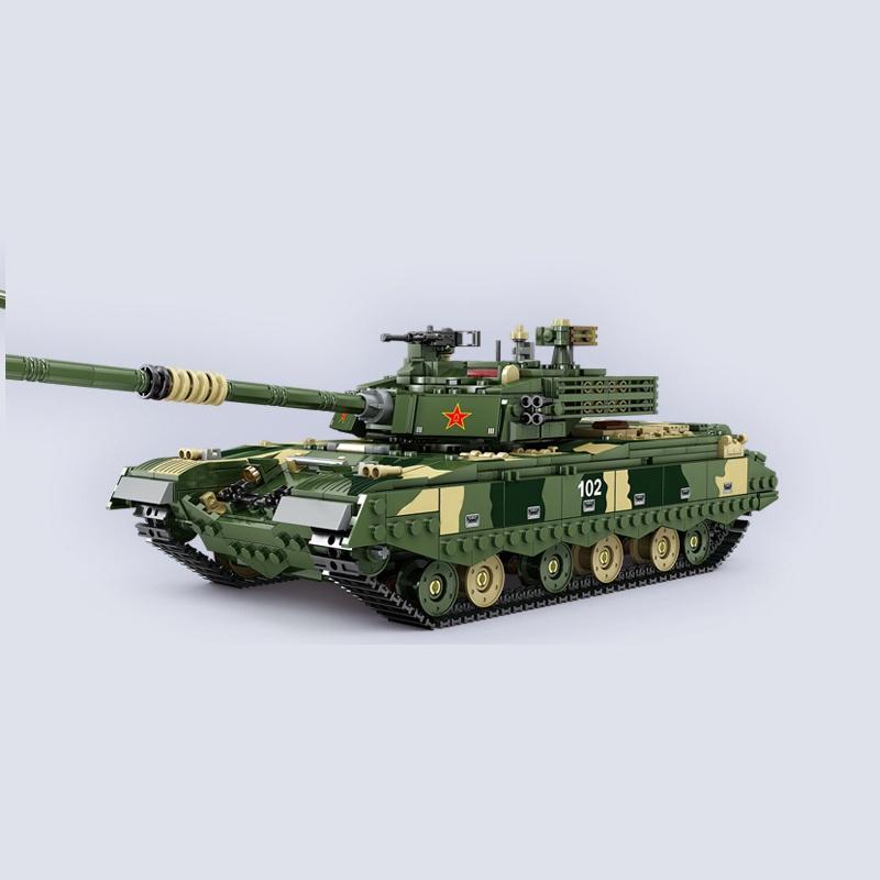 Đồ chơi Lắp ráp Xe Tăng ZTZ99, Kazi KY10010 Battle Tank Xếp hình thông minh, Mô hình xe tăng