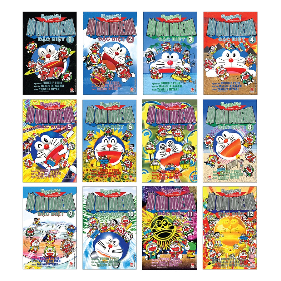 Truyện tranh - Bộ 12 cuốn: Đội quân Doraemon đặc biệt - KĐ