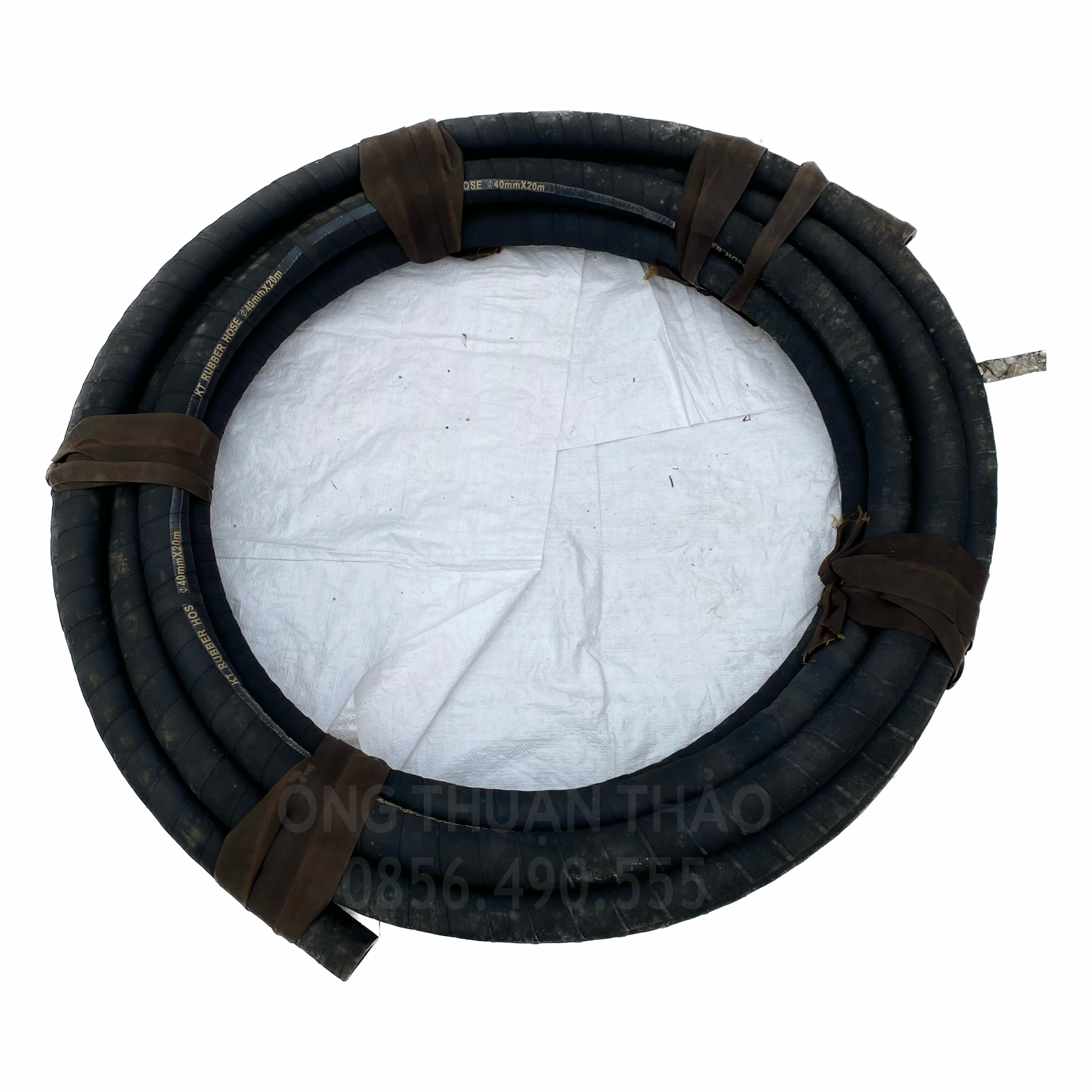 Ống Cao Su Bố Vải Phi 40mm CUỘN 20 MÉT- Hàng Nhập Khẩu - Ống Thuận Thảo