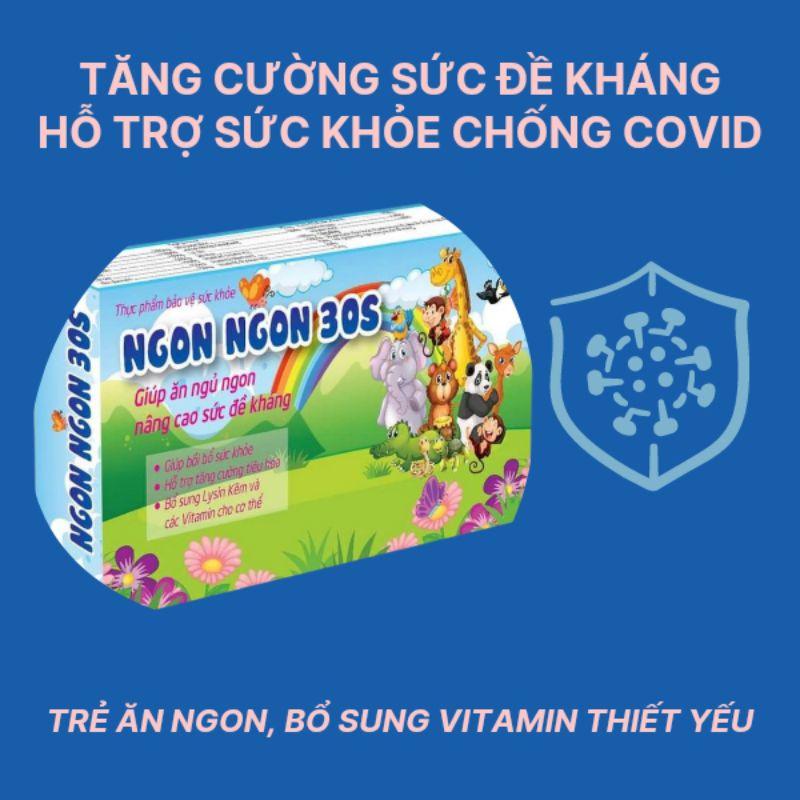 Ngon Ngon 30s - Thực phẩm chức năng giúp trẻ ăn ngon, tăng sức đề kháng