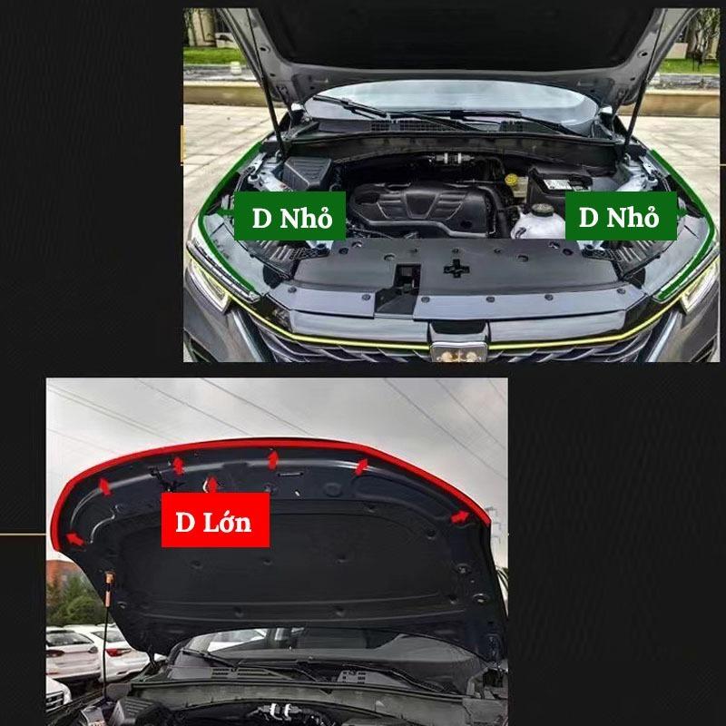 Gioăng Cao Su Chữ D, P, T, Z, U, B Chống Ồn Ô Tô, Dán Cửa Xe Chống Bụi - Keo Trợ Dính 3M Tăng Độ Kết Dính