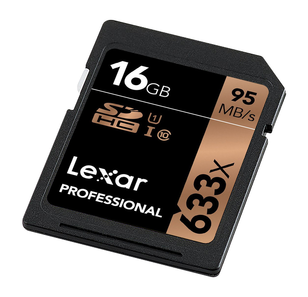 Thẻ Nhớ SDHC Lexar Professional 633x 16GB UHS-I 95MB/s - Hàng Chính Hãng