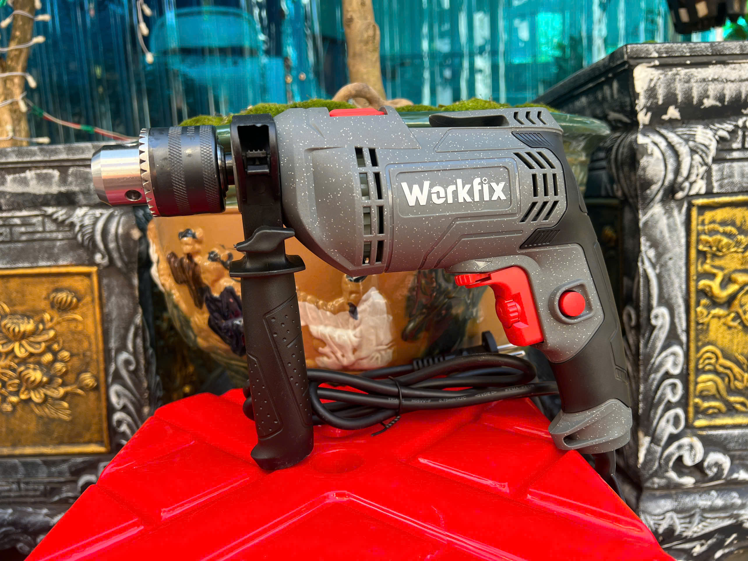 Máy khoan điện Workfick đầu Kẹp 13ly 710W - Hàng Chính Hãg - Bảo hành 6 Tháng