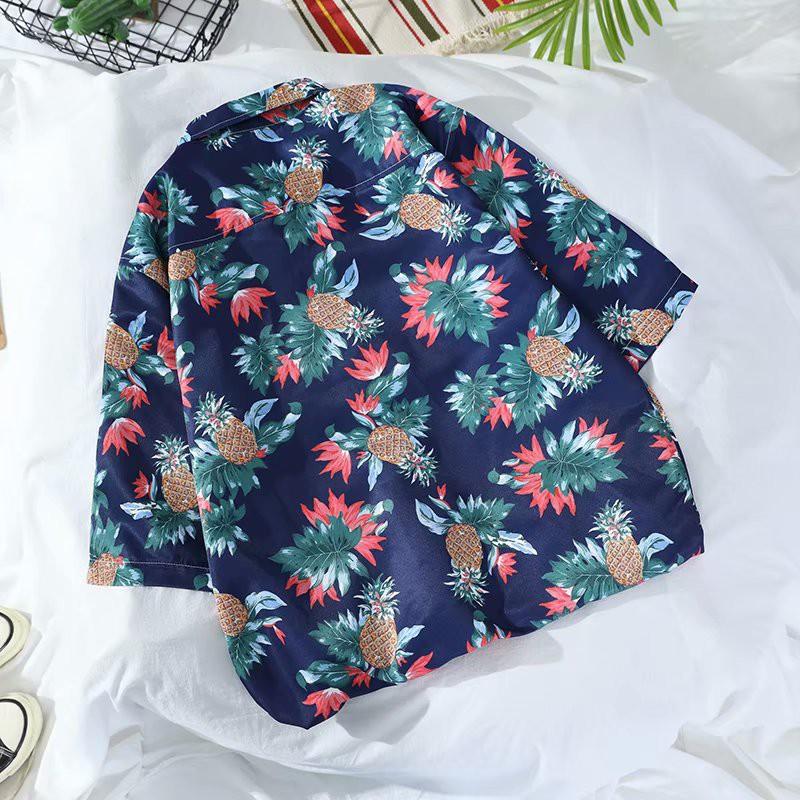 Áo Sơ Mi Nam Ngắn Tay In Họa Tiết Thời Trang