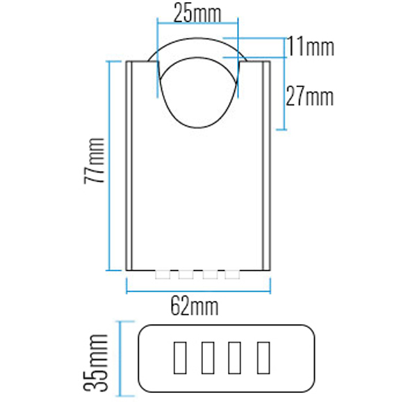 Khóa Số 190CS/60 Series ABUS (60mm)