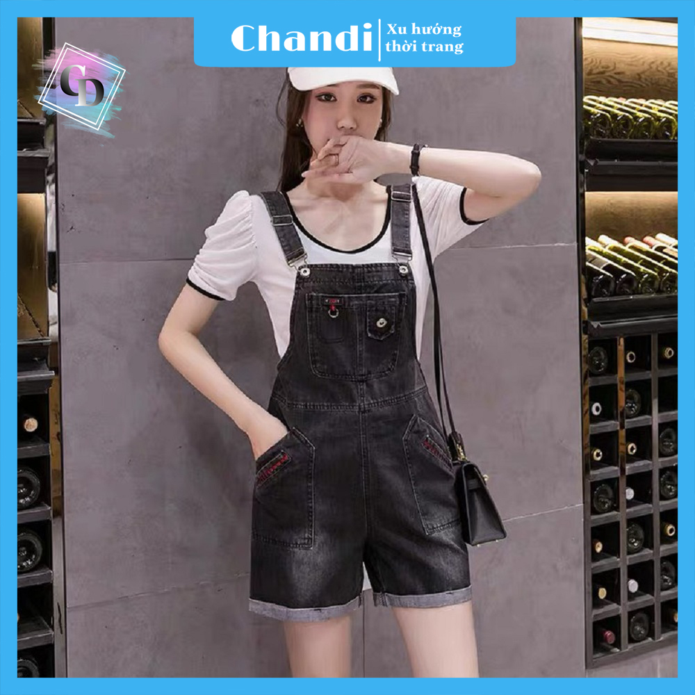 Yếm Jean Nữ Thương Hiệu Chandi, Yếm Nữ Quần cao cấp mẫu mới hot trend 2021 mã NT334