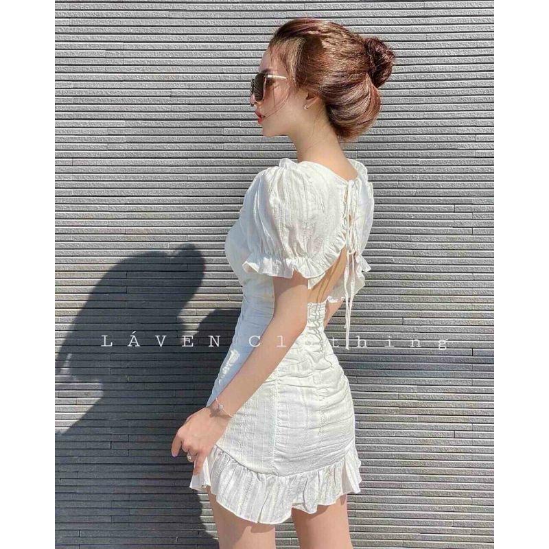 SIÊU PHẨMĐẦM HOTGIRL ĐUÔI CÁ HỞ LƯNG CHẤT KATE XỊN XÒ