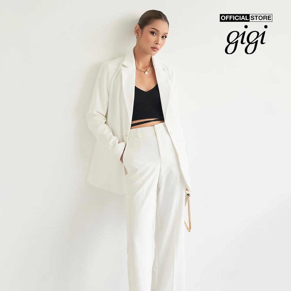 GIGI - Quần tây nữ phom suông lưng cao thanh lịch G3202P222317