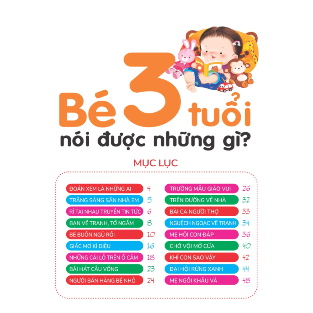 Hiểu Từng Tuổi Con: Bé 3 Tuổi Nói Được Những Gì?