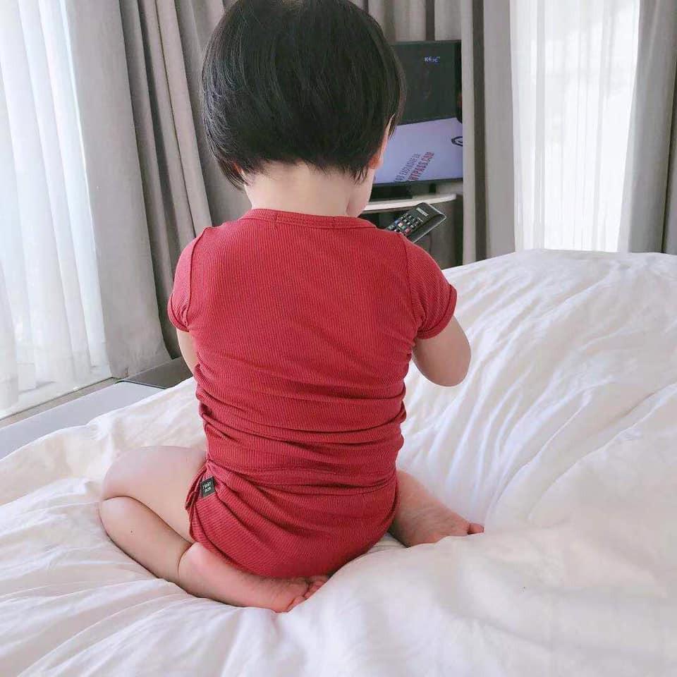 Bộ Minky Mom Quần Chip Cho Bé Chất Thun Lạnh Cao Cấp Siêu Mềm Siêu Mát