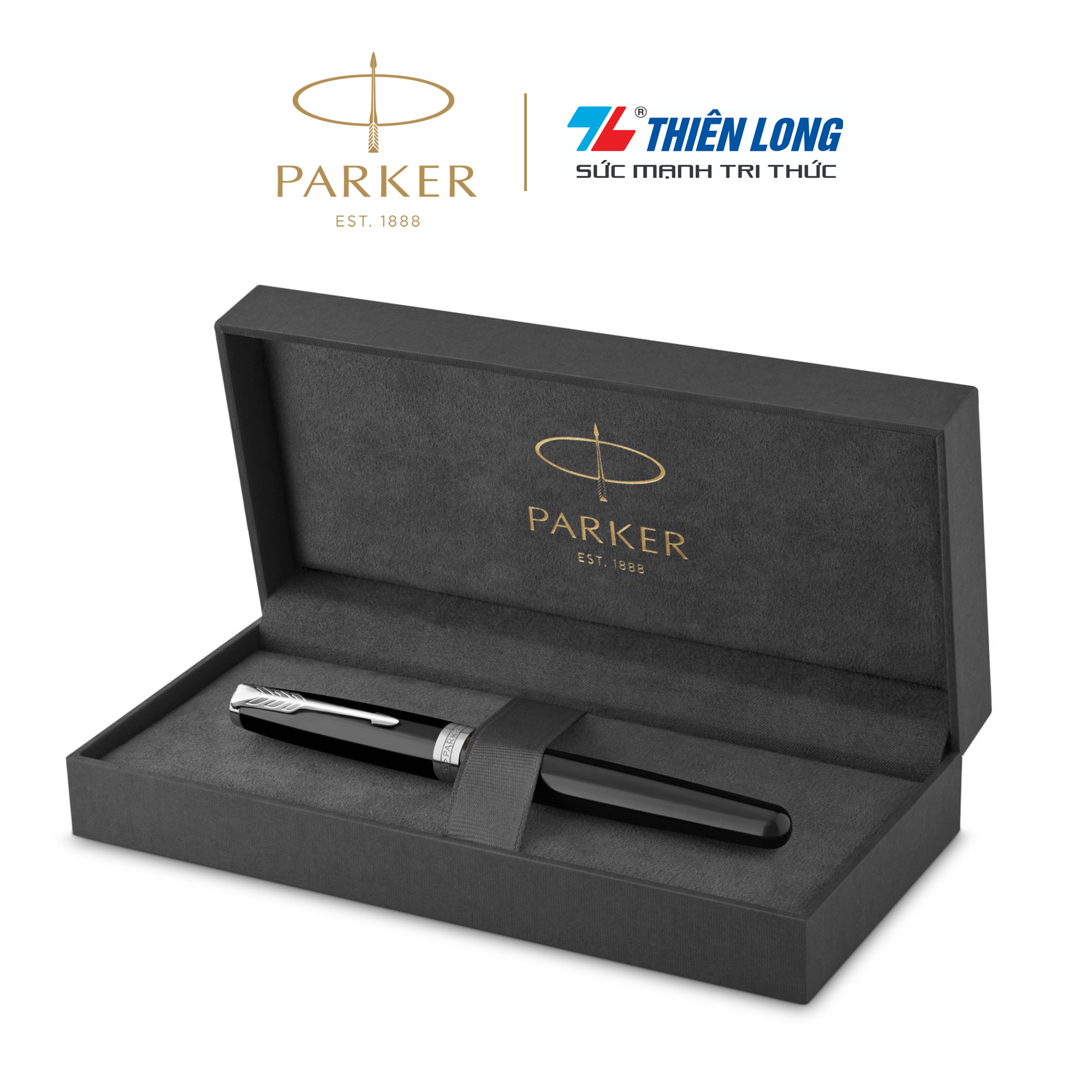 Bút máy cao cấp Parker Sonnet Black CT 18K TB-1950789