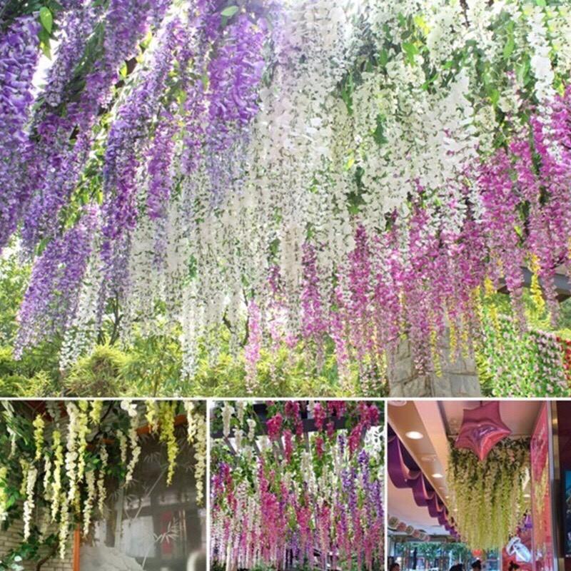 Combo 12 cành hoa Fuji Nhật Bản, hoa giả trang trí siêu đẹp