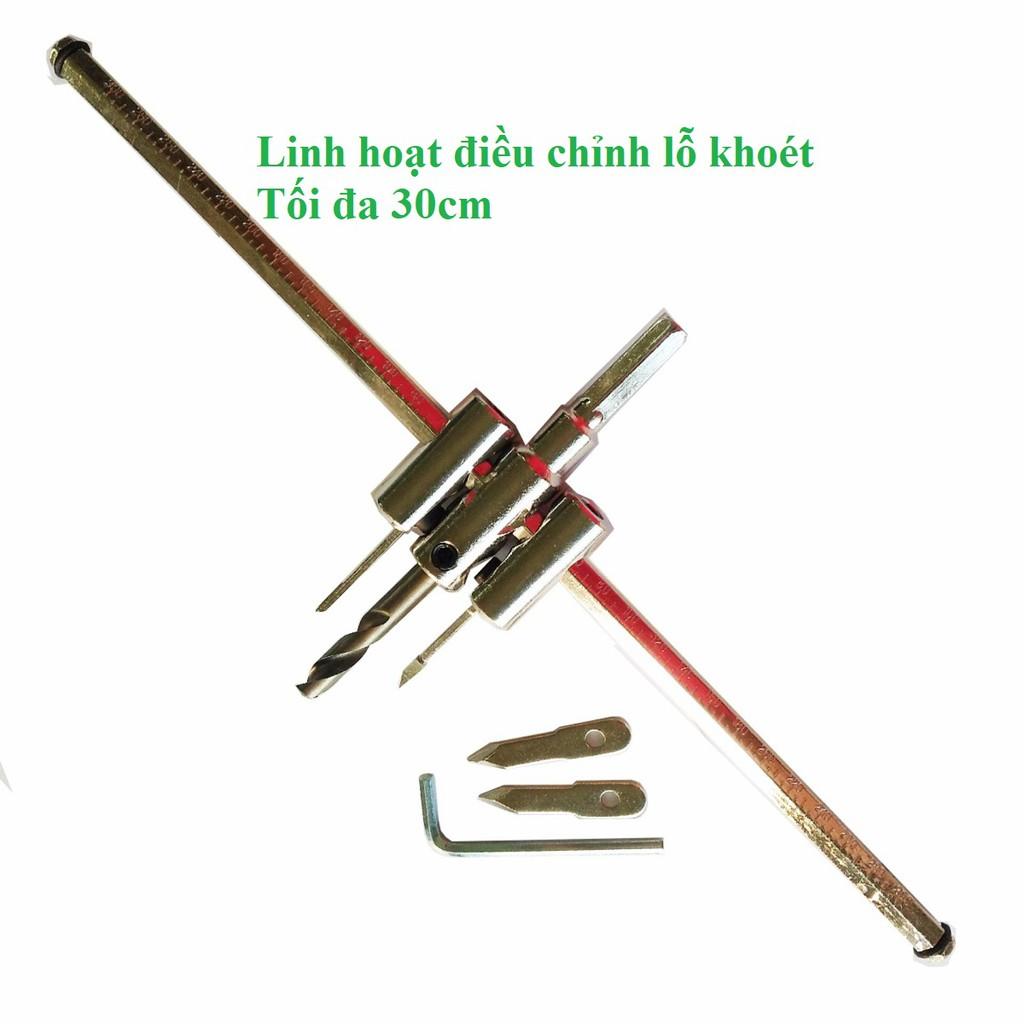 Bộ mũi khoét lỗ đường kính 40-300mm, lưỡi hợp kim siêu cứng