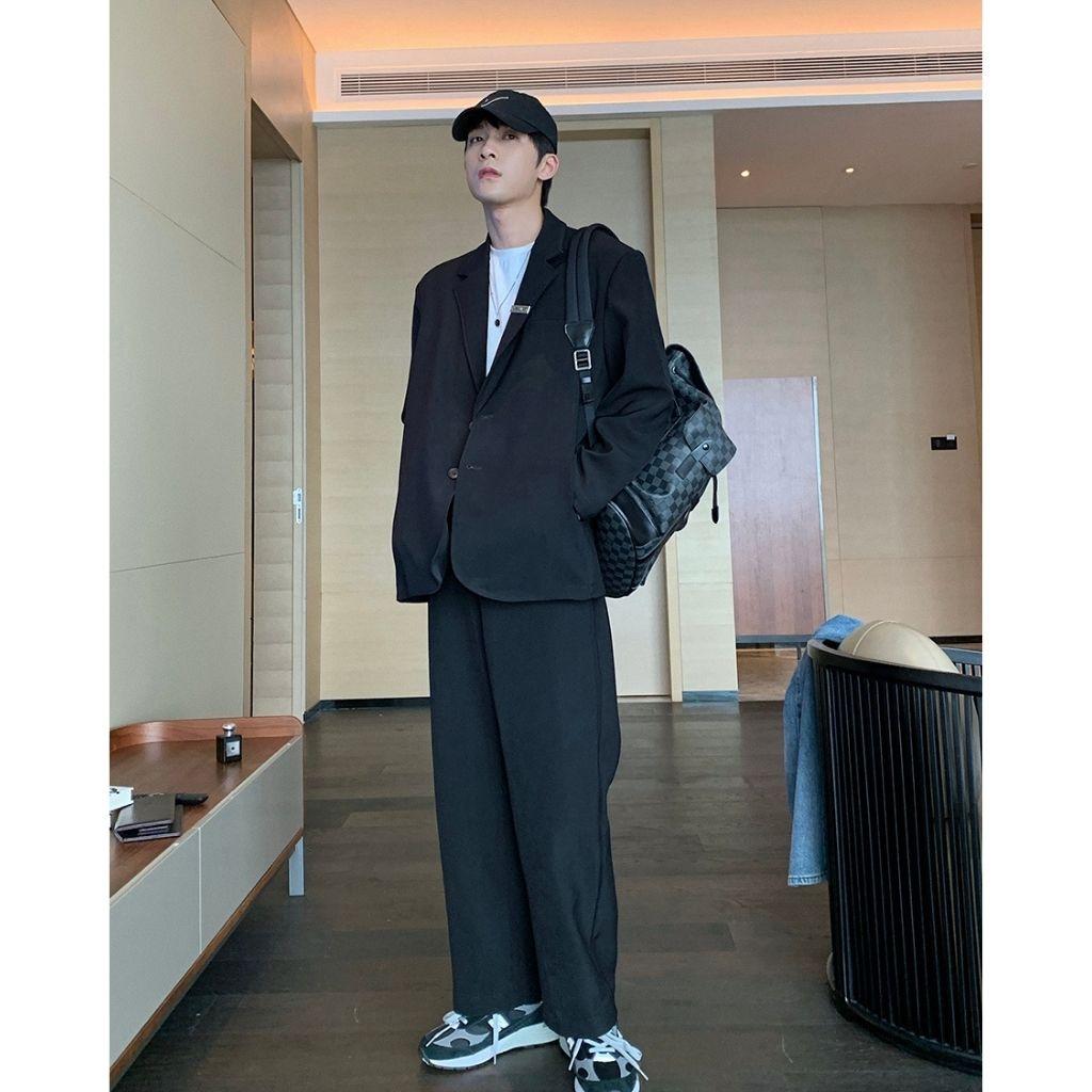 Set Blazer Nam, Áo Blazer Kèm Quần Âu Nam phong cách Hàn Quốc TILAA FASHION SBD001