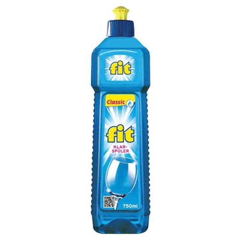 Nước làm bóng trợ xả FIT CLASSIC 750ml, Dung dịch trợ xả dành cho máy rửa bát - sức mạnh xanh, khô nhanh sáng bóng