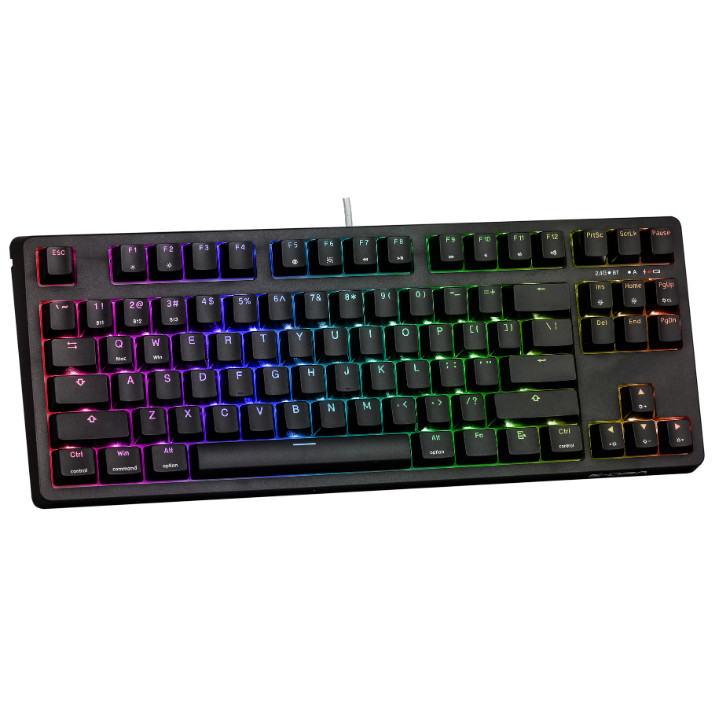 Bàn Phím Cơ EDRA EK387W GATERON Switch Chính Hãng - Bluetooth 5.0 LED RGB Type C - Hàng Chính Hãng