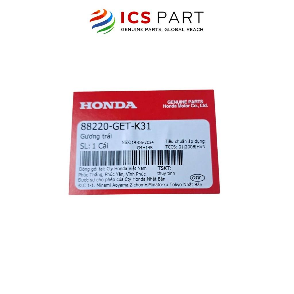 Gương Trái HONDA Sh Mode Inox Không Chân (88220GETK31)