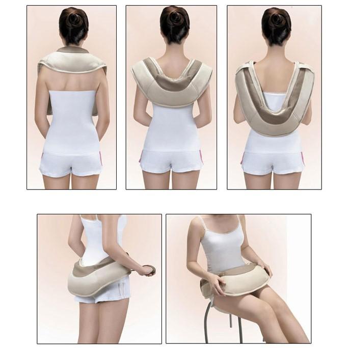 Đai Massage Đấm Lưng, Vai, Cổ, Gáy Neck Shoulder W-808 Cao Cấp