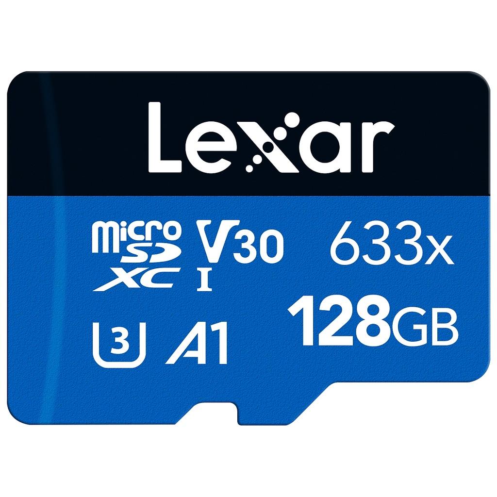 Thẻ Nhớ Micro SD Lexar 128GB UHS-I 633x U3 100Mbs