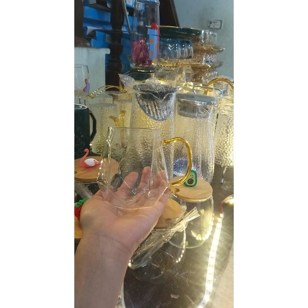 Bộ bình cốc thủy tinh hàng đẹp, chịu nhiệt bộ bình cốc thủy tinh chịu nhiệt cao cấp.