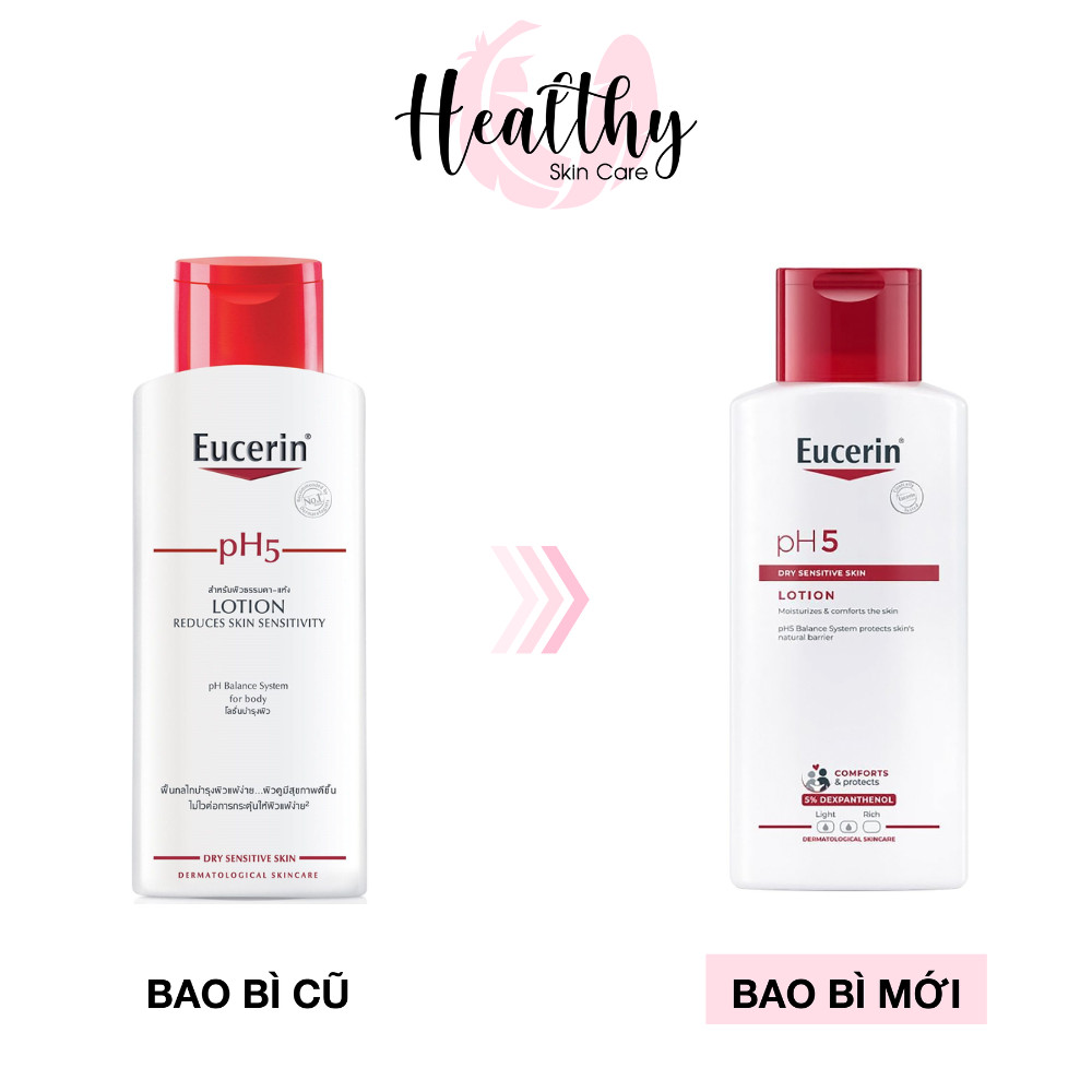 Sữa Dưỡng Thể Cho Da Nhạy Cảm Eucerin pH5 Skin Protection Lotion