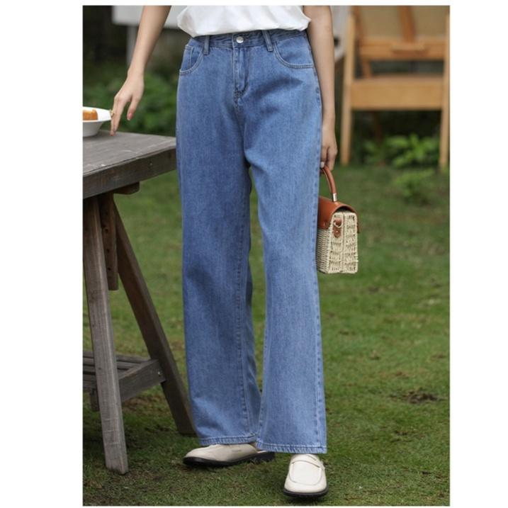 Quần Jean dài ống rộng, quần bò suông dài hàng cao cấp ADO JEANS. (JDVB)