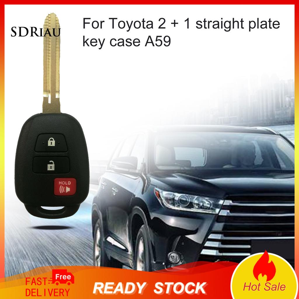 Vỏ Bọc Chìa Khóa Chống Trầy 3 Nút Bấm Cho Xe Toyota