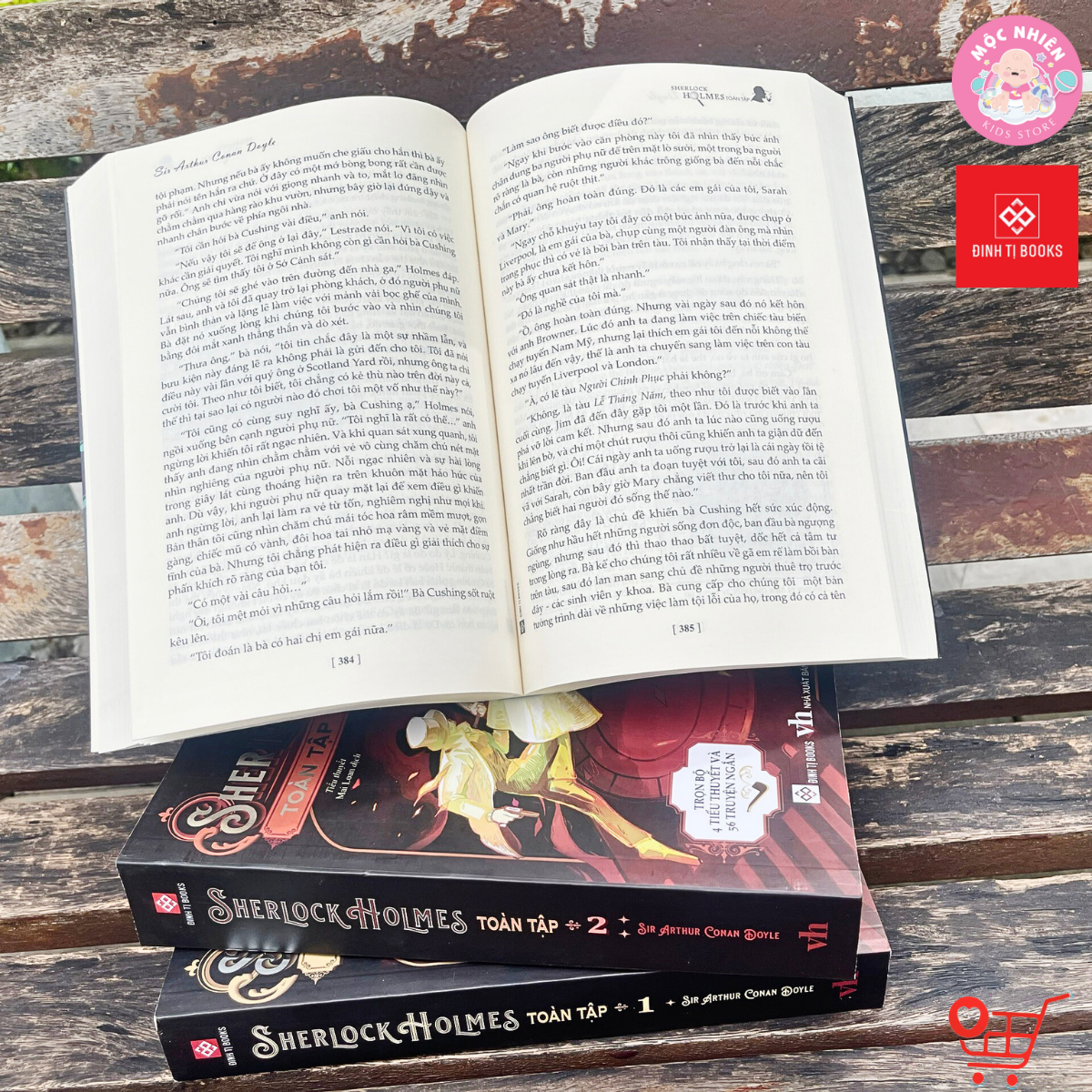 Sách - Sherlock Holmes Toàn Tập (Tập 1-2-3)  - Đinh Tị Books