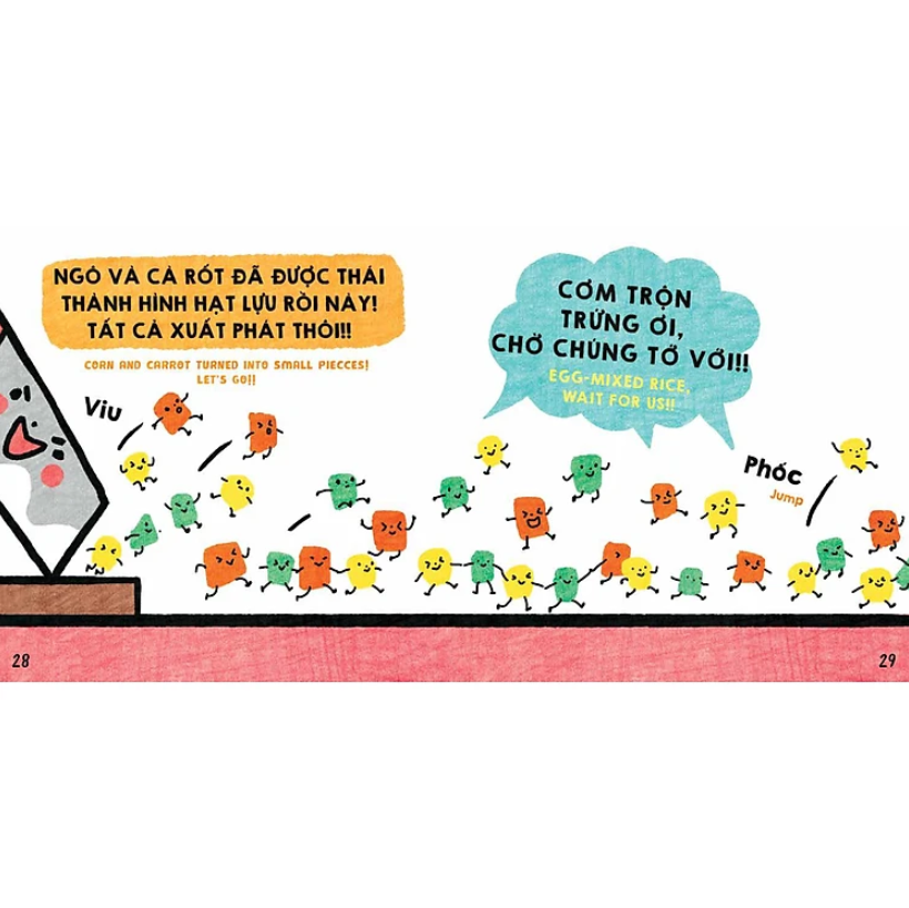 Ehon Nhận Biết - Bé Trứng Tròn Xoe - Cơm Rang Trứng
