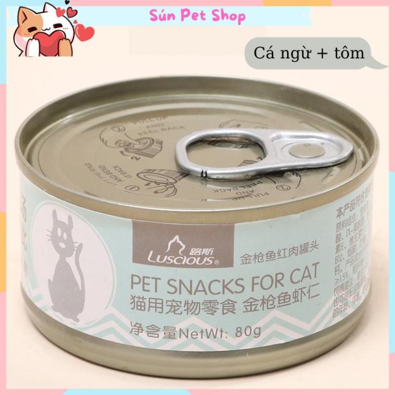 Pate cá ngừ Luscious cho mèo 80gr