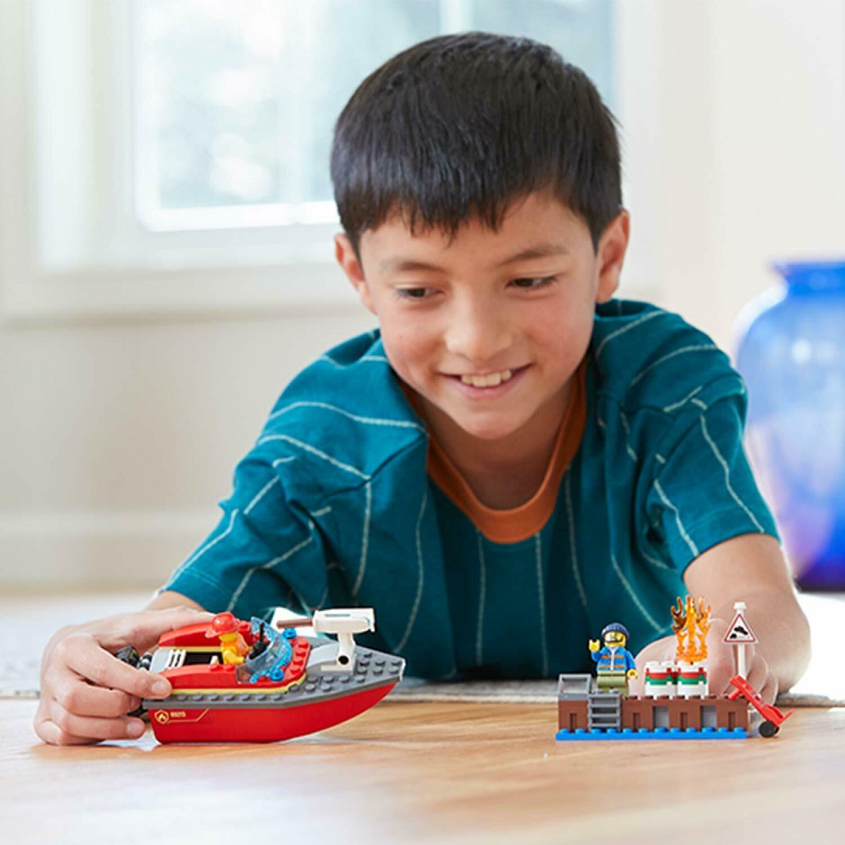 Bộ lắp ráp Cứu Hỏa Bến Tàu - LEGO City 60213
