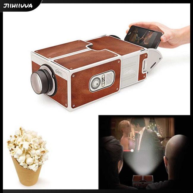 Máy Chiếu 3D Mini DIY Có Thể Điều Chỉnh Cho Điện Thoại Di Động