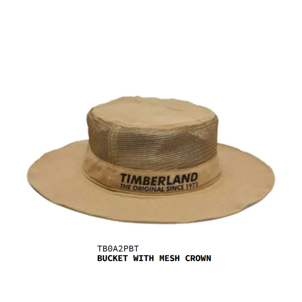 [NEW] Original Timberland Nón Vành Rộng Unixsex Bucket with Mesh Crown TB0A2PBT75