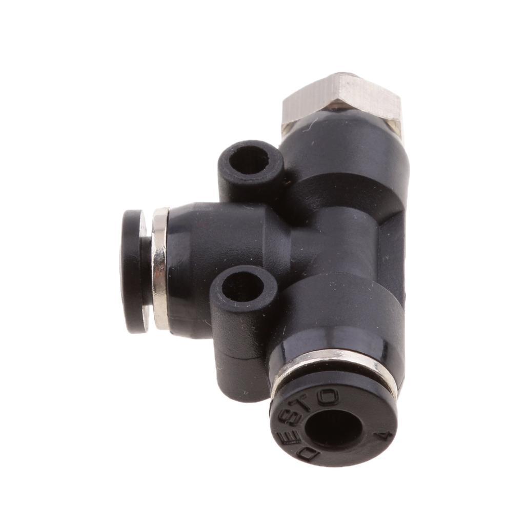 5 Pieces Air Water Line Hose Tube Triple Push In Pneumatic Fitting 4MM 6MM 8MM