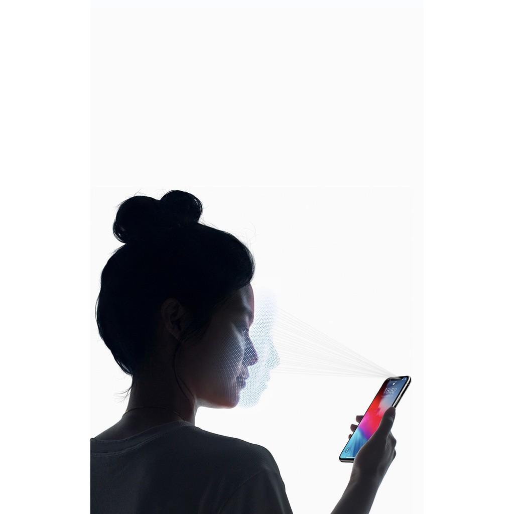 Kính cường lực dành cho Iphone XR & Xs Max 3D 0.3 mm kín màn viền đen hàng chính hãng Baseus