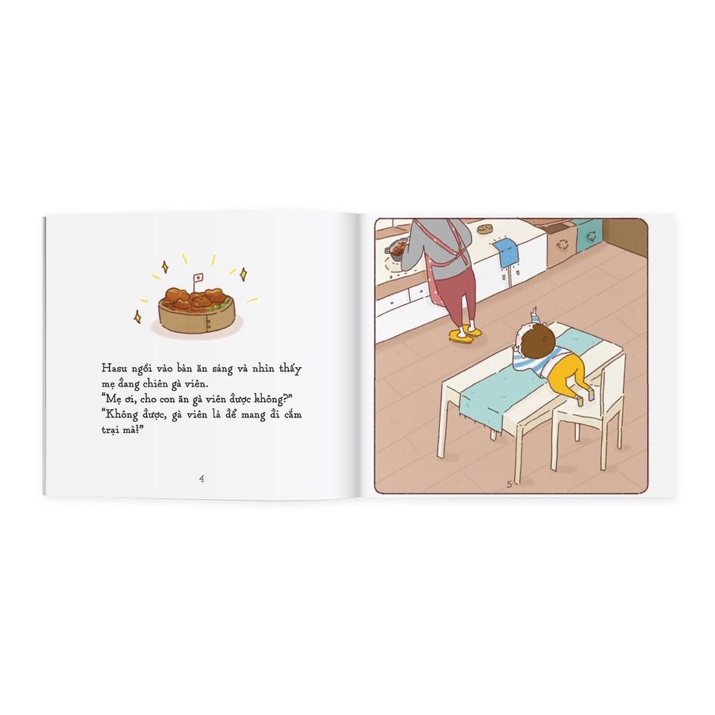 Hasu đi cắm trại Ehon Nhật Bản cho bé 36 tuổi - Bản Quyền