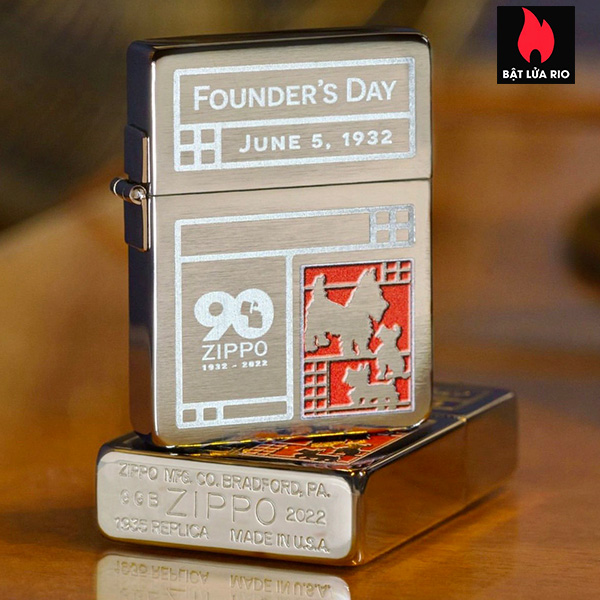 Bật Lửa Zippo 48167 – Zippo 2022 Founder’s Day Collectible
